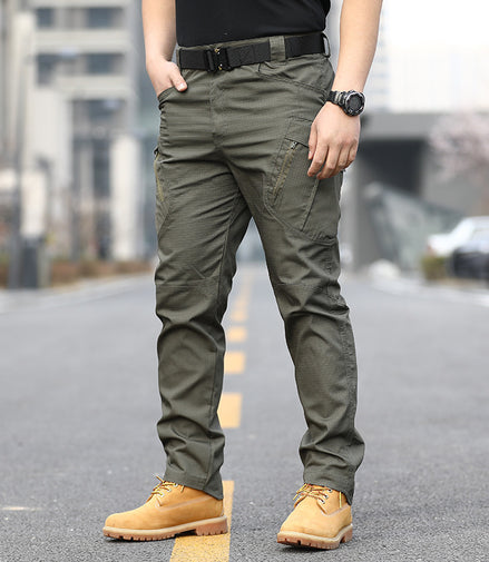 Loose Multi-pocket Pants Overalls Multi-pocket Outdoor Military Fans