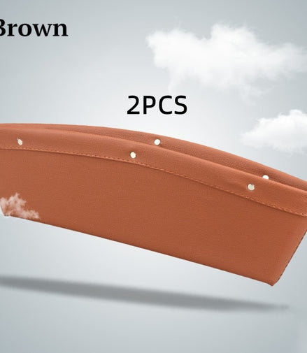 Car Organizer Box Caddy Catcher PU Leather Seat Gap Storage Bag