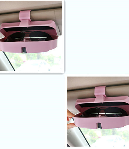 Car glasses case car sun visor bill glasses clip