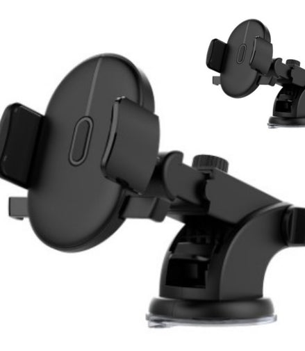 Car Phone Holder Long Rod Telescopic Car Dashboard Suction Cup Type