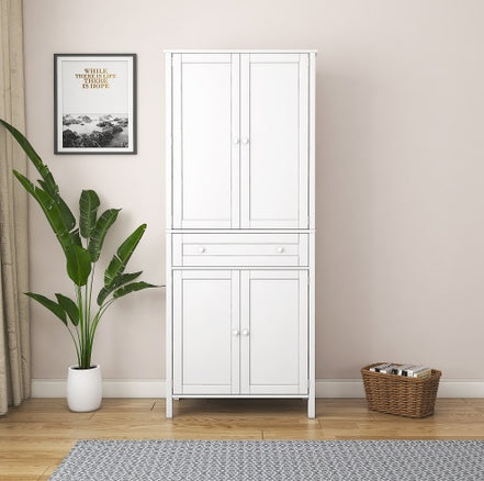 70.87Tall Kitchen Pantry, Storage Cabinet , Kitchen Cabinet , Drawer And Adjustable Shelves, For Kitchen, Dining Room