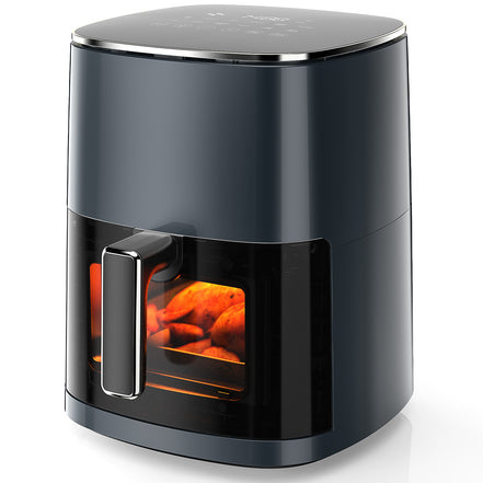 Air Fryer 6 Quart Capacity With Window Square Air Fryer 12-in-1 Air Fry
