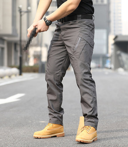 Loose Multi-pocket Pants Overalls Multi-pocket Outdoor Military Fans