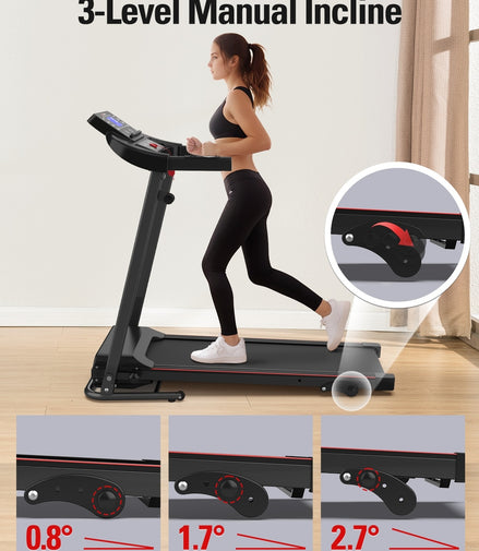 Foldable Treadmill Fitness Walking Machine