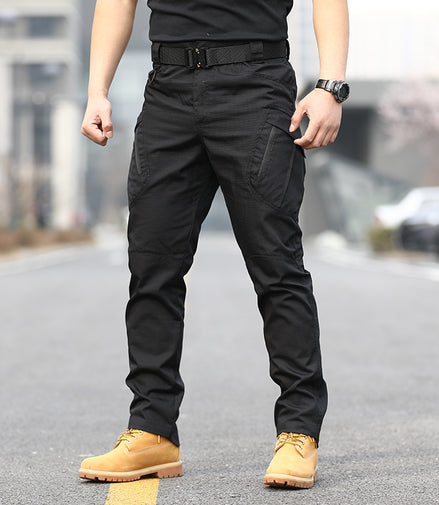 Loose Multi-pocket Pants Overalls Multi-pocket Outdoor Military Fans
